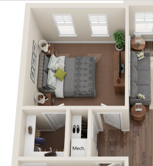 A5 One Bedroom / One Bath. Plaza 25. Charlotte, NC. A5 One Bedroom / One Bath. Plaza 25. Charlotte, NC.